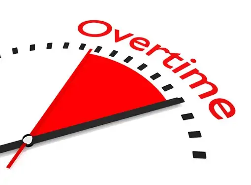 This image is about employee overtime management.